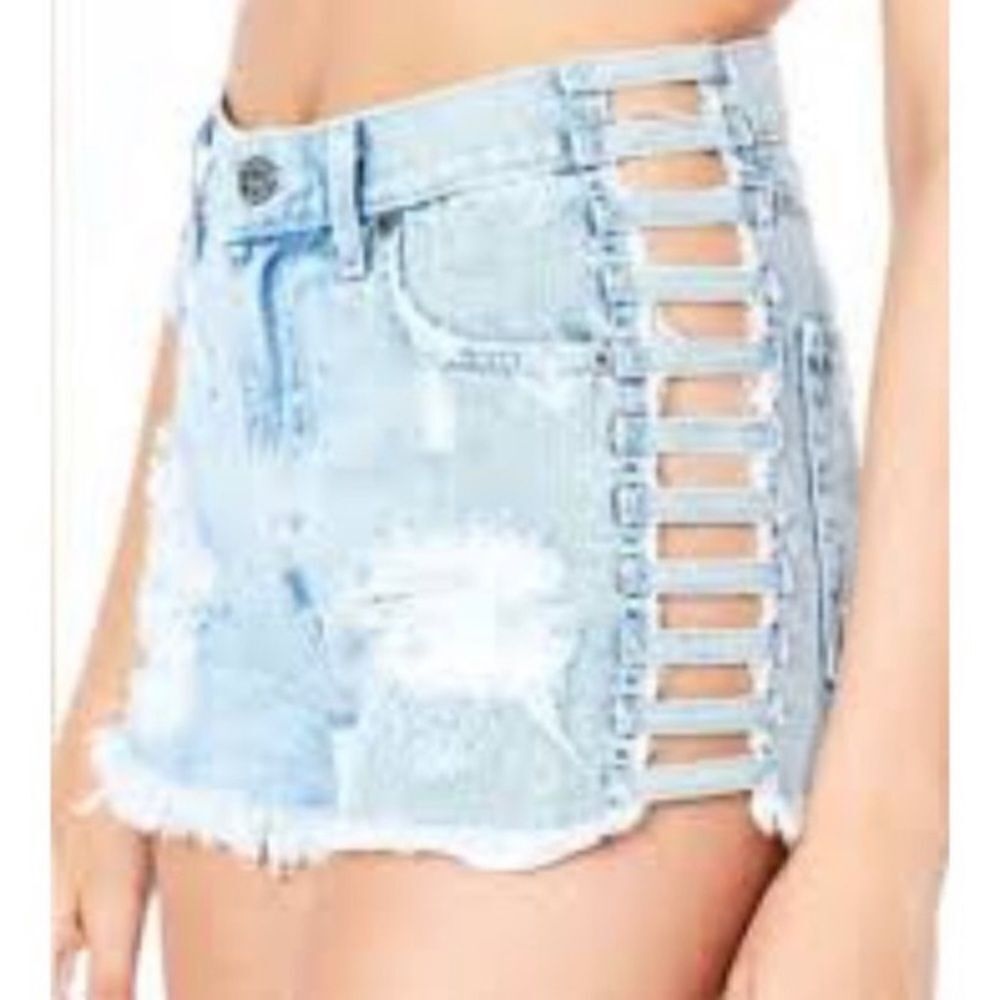 Carmar open sides shorts, size 27